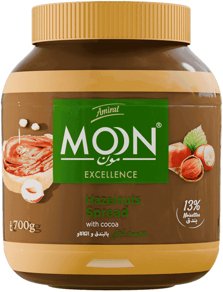 Pate a tartiner moon 700g noisette et cacao