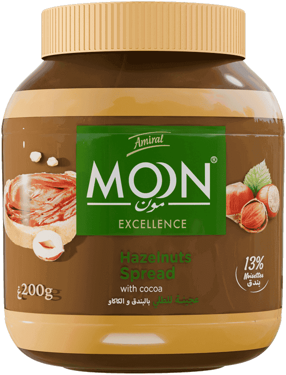 Pate a tartiner 13% noisette 200g moon