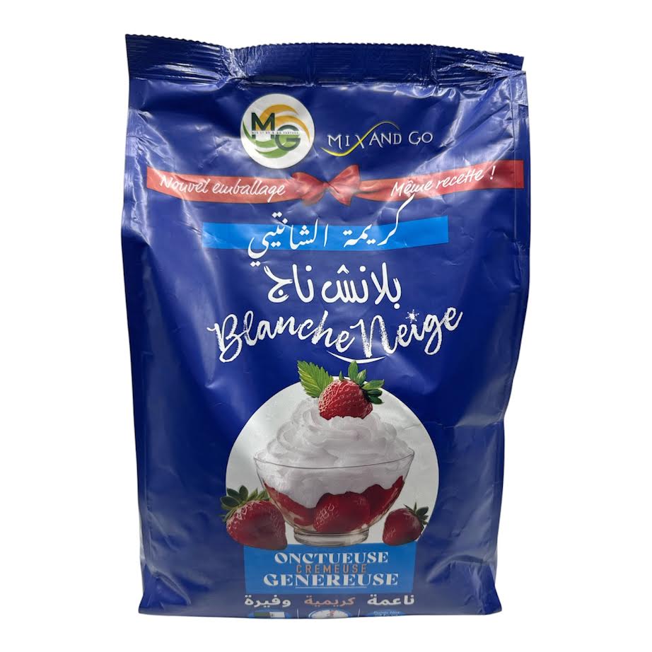 Crème chantilly banche neige 250g/2kg/10kg