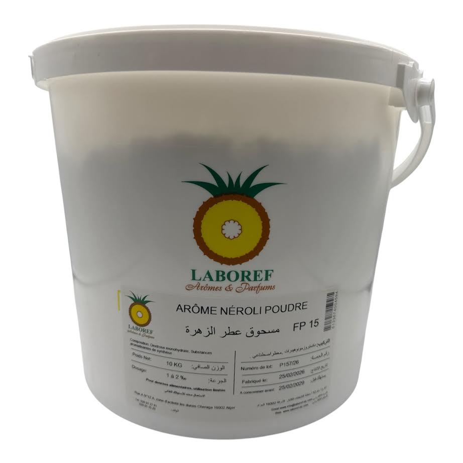 Arome néroli poudre 10kg LABOREF