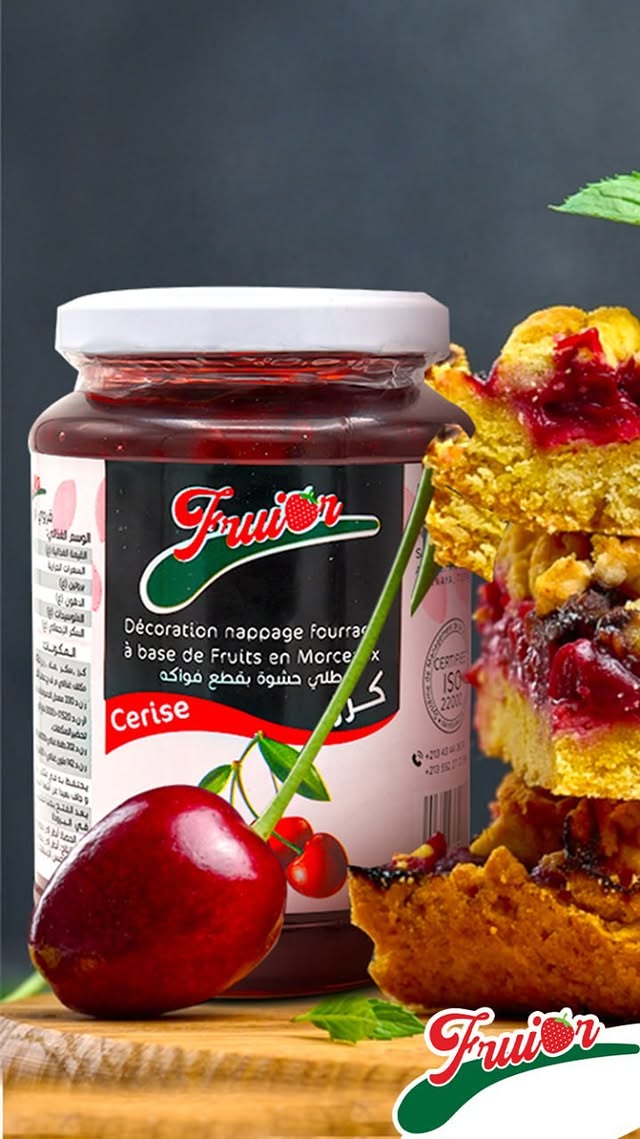 Fourrage fruits cerise 380g fruior