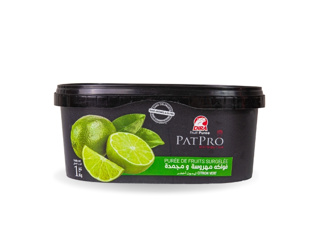 Purée de citron vert 1kg surgelée PATPRO