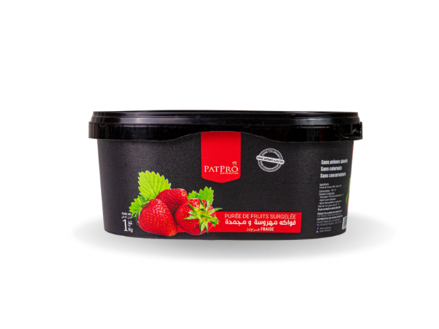 Purée fraise 1kg surgelée PATPRO
