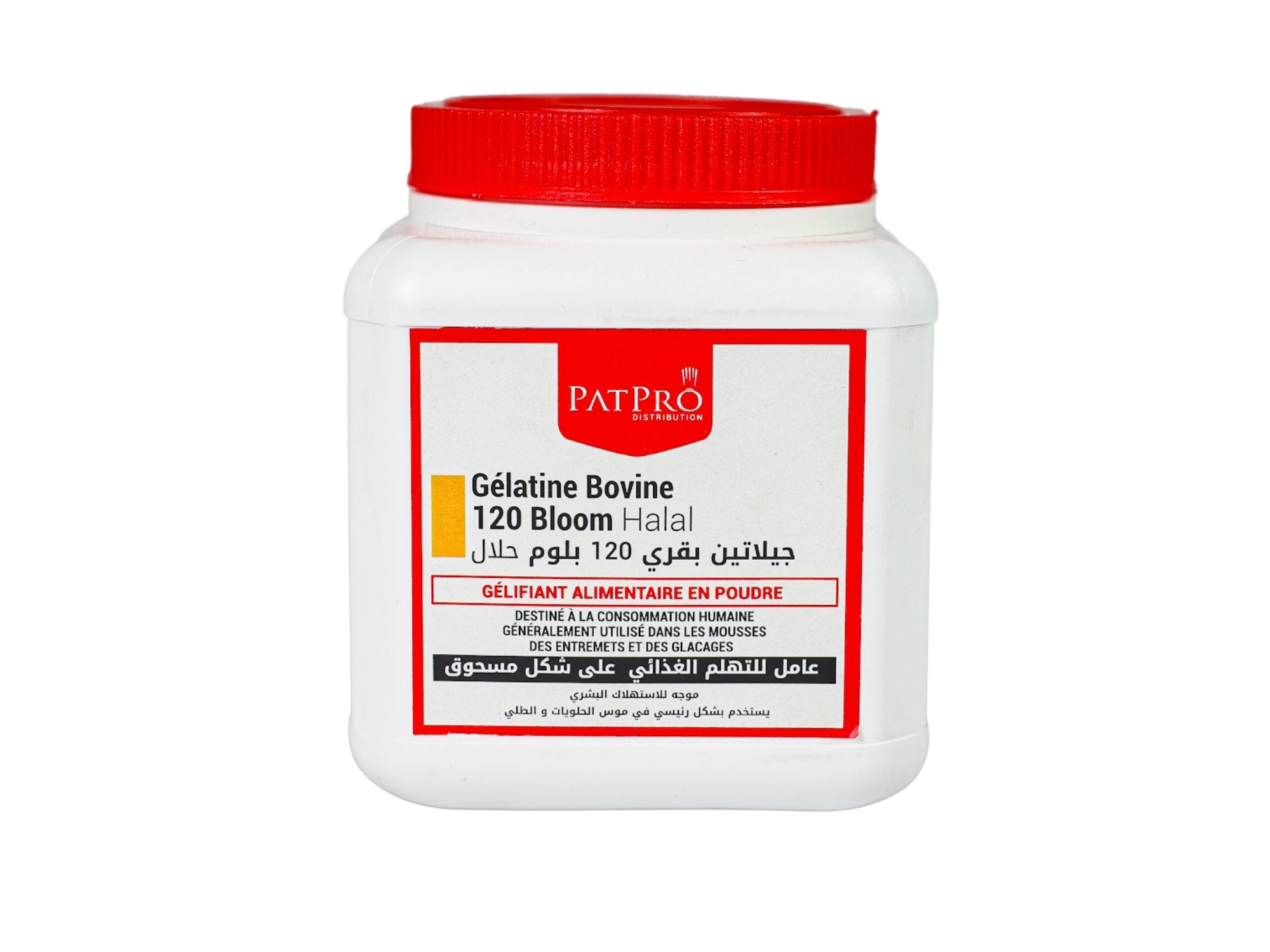 Gélatine bovine poudre 120 bloom 300g PATPRO