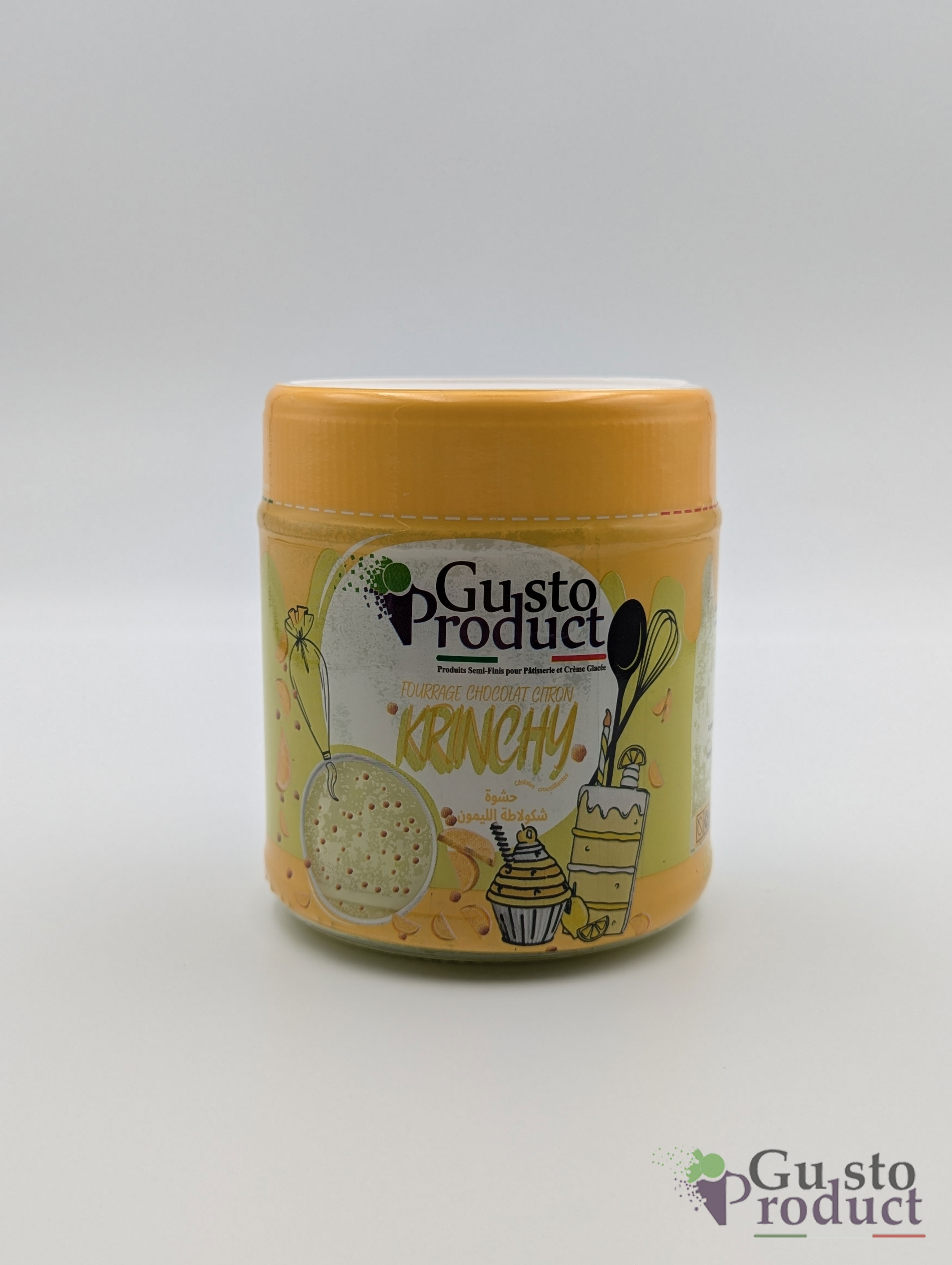 Fourrage chocolat citron krinchy 350g GUSTO