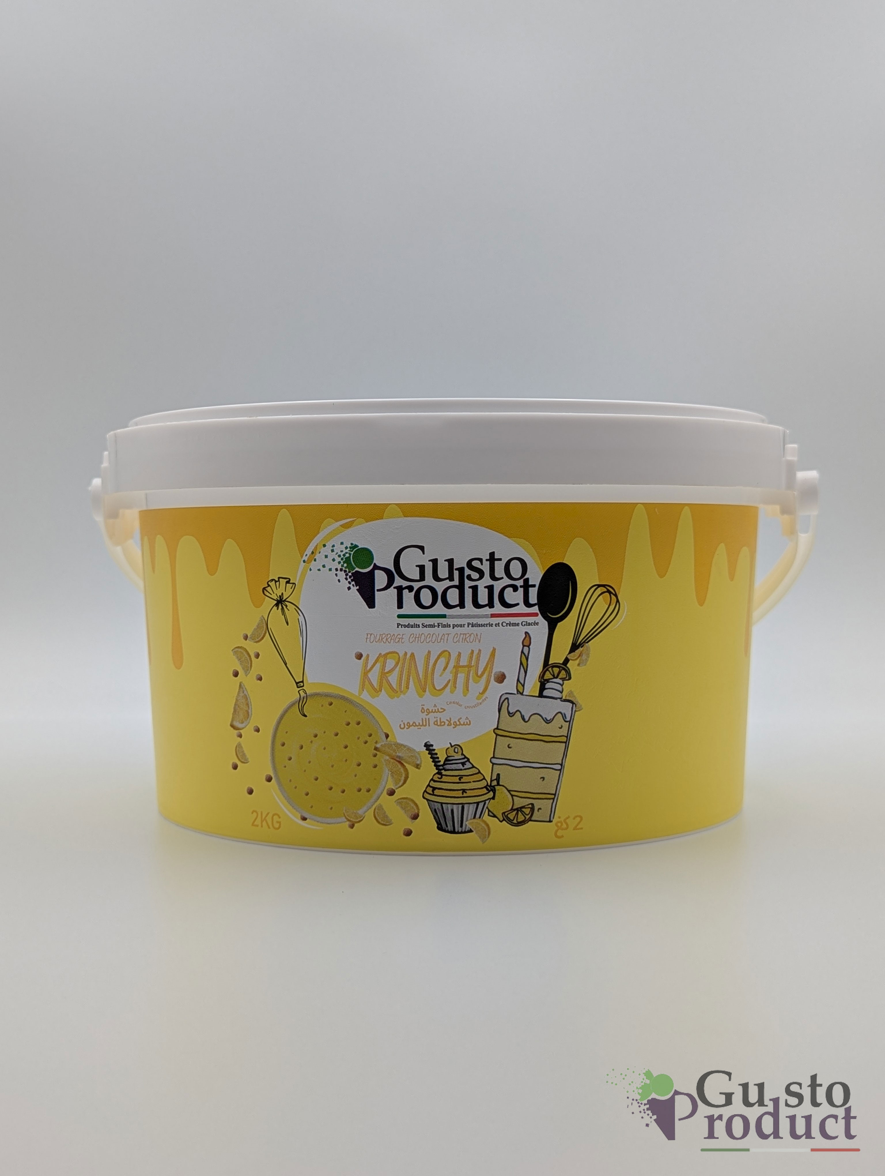 Fourrage chocolat citron krinchy 2kg GUSTO
