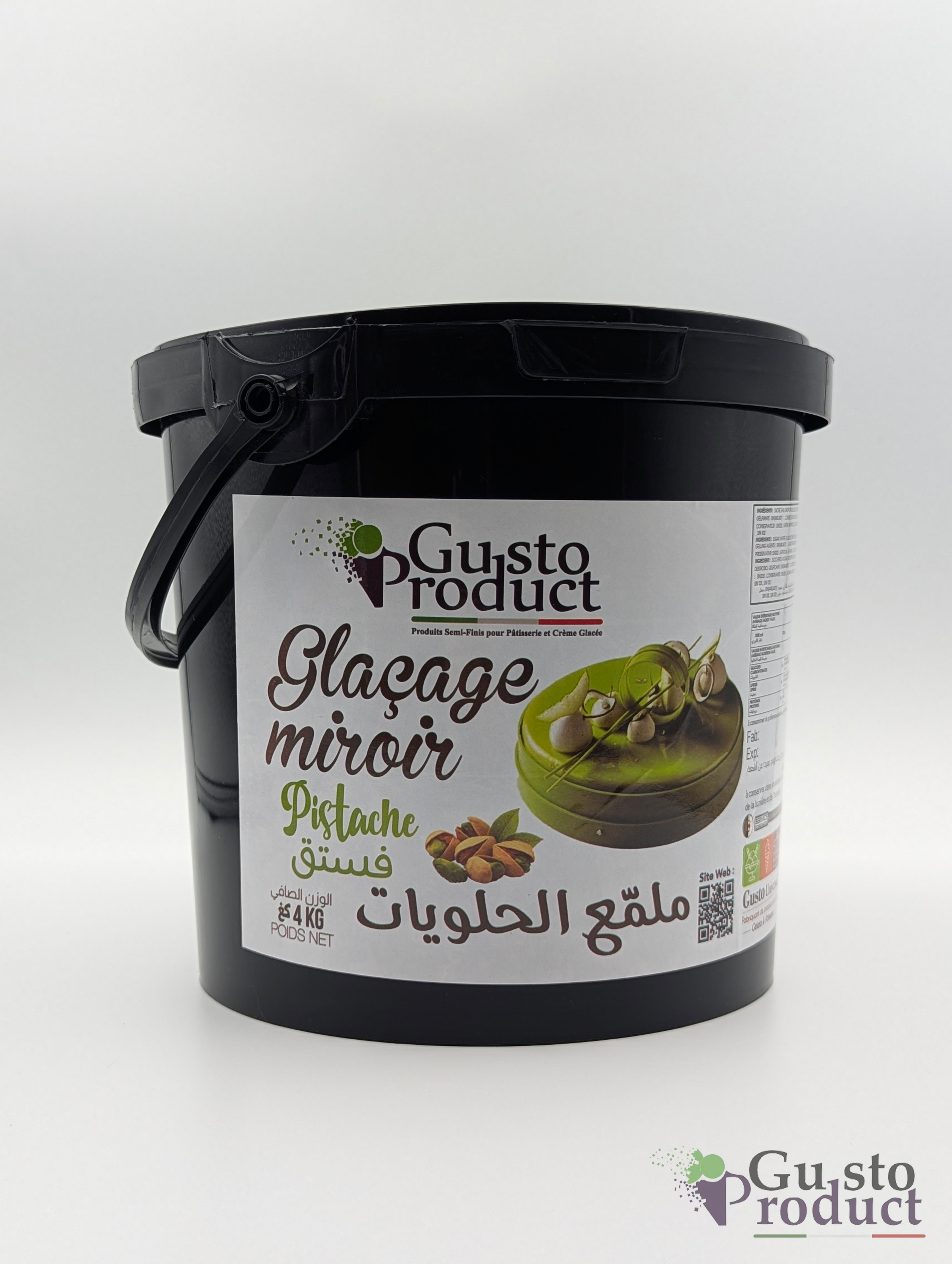Glaçage miroir pistache 4kg GUSTO