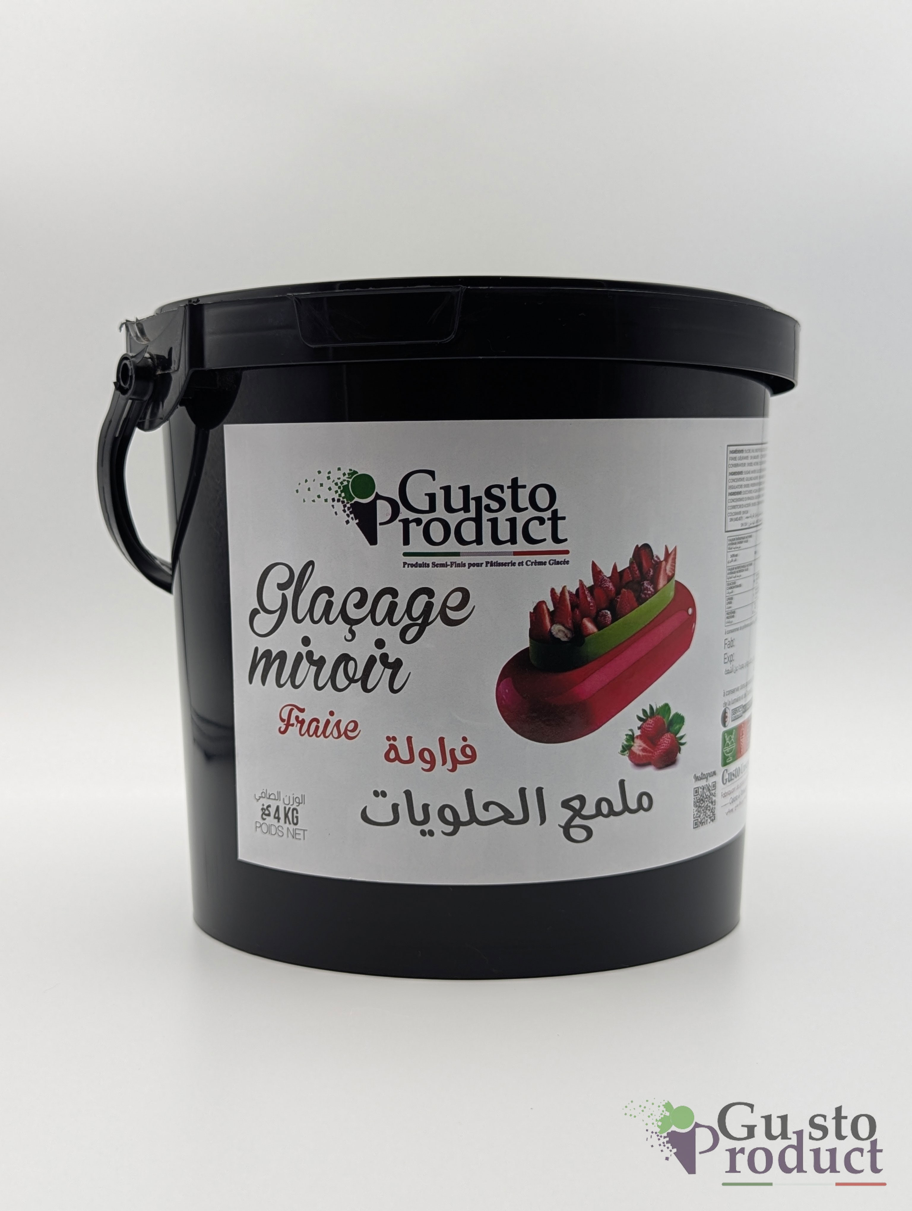 Glaçage miroir fraise 4kg GUSTO