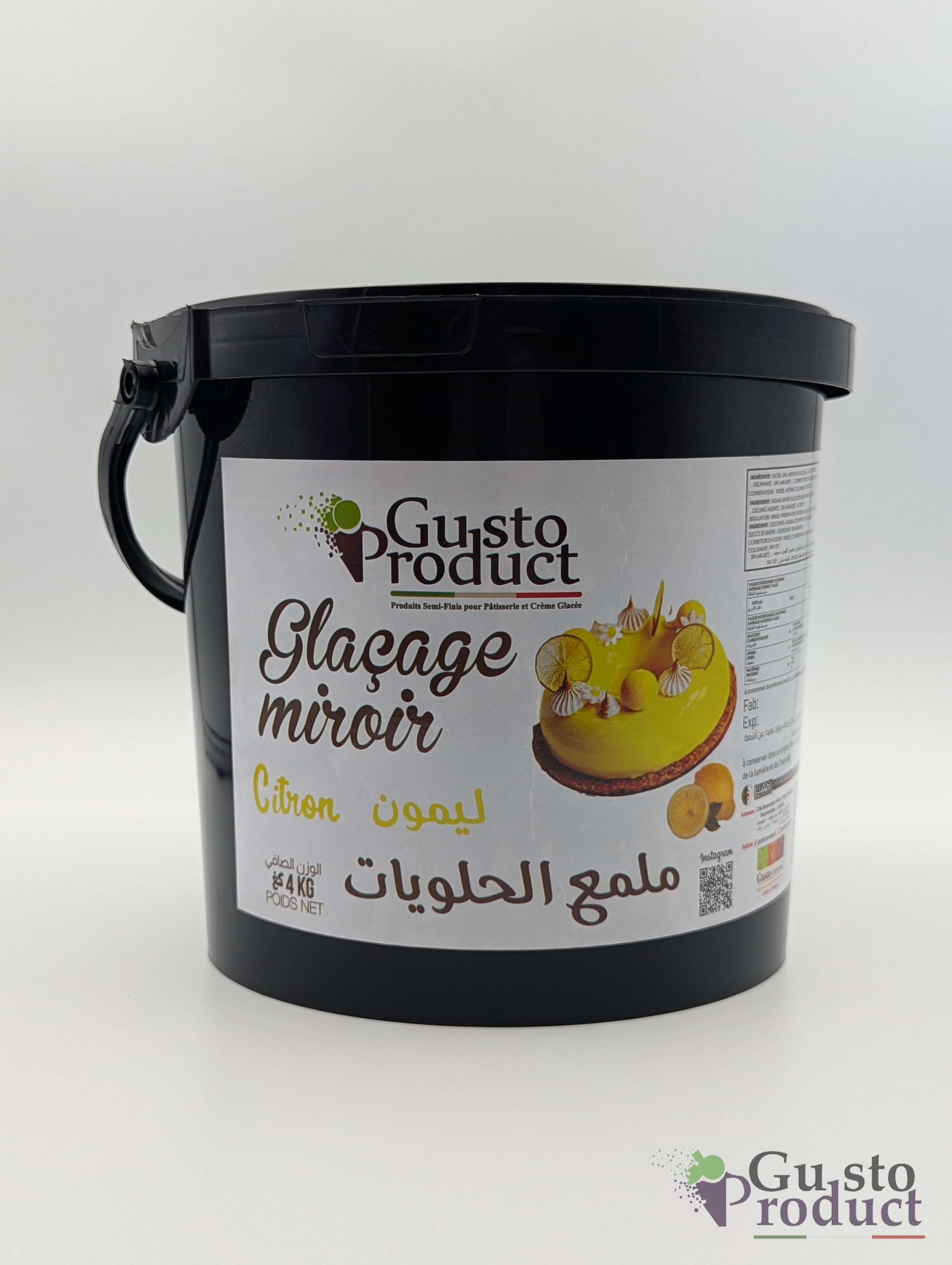 Glaçage miroir citron 4kg GUSTO