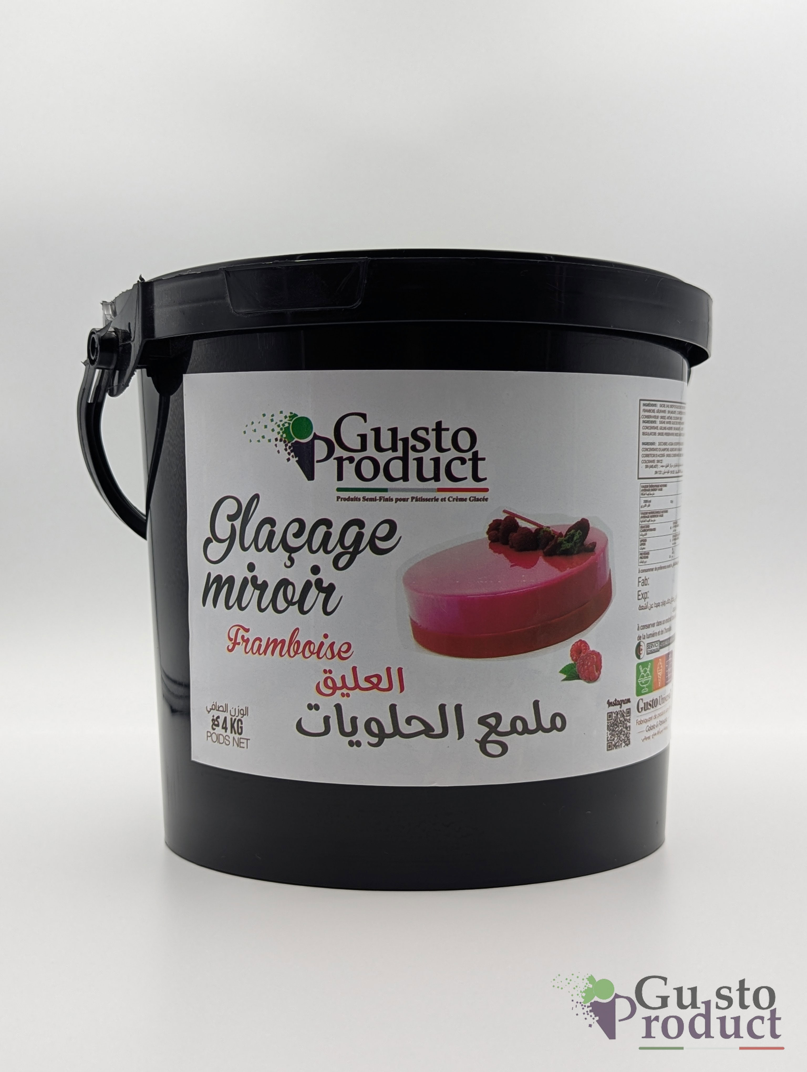Glaçage miroir framboise 4kg GUSTO