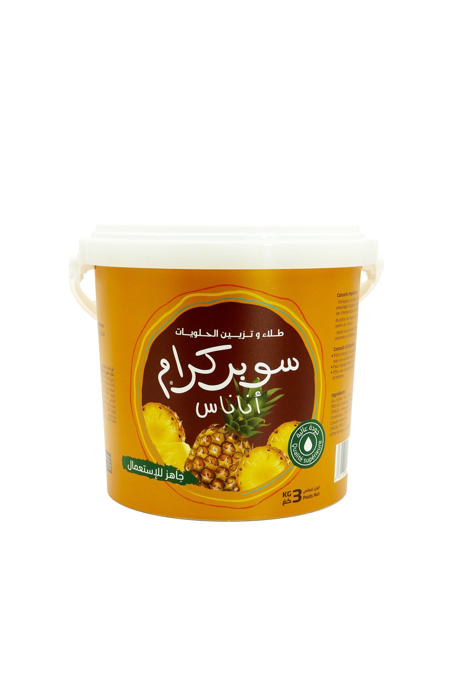 Supercrem 3kg ananas AROMPLUS