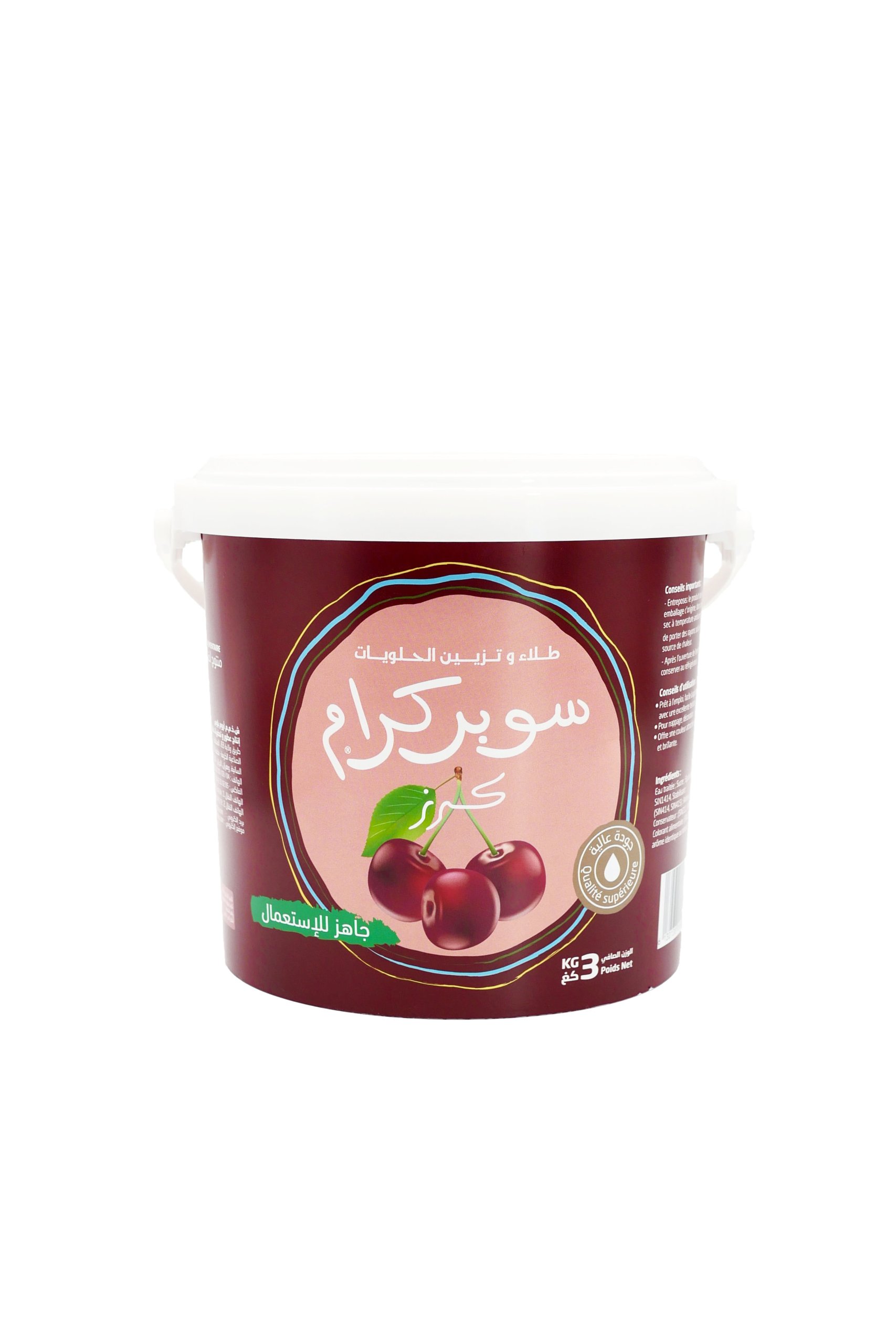 Supercrem 3kg cerise AROMPLUS