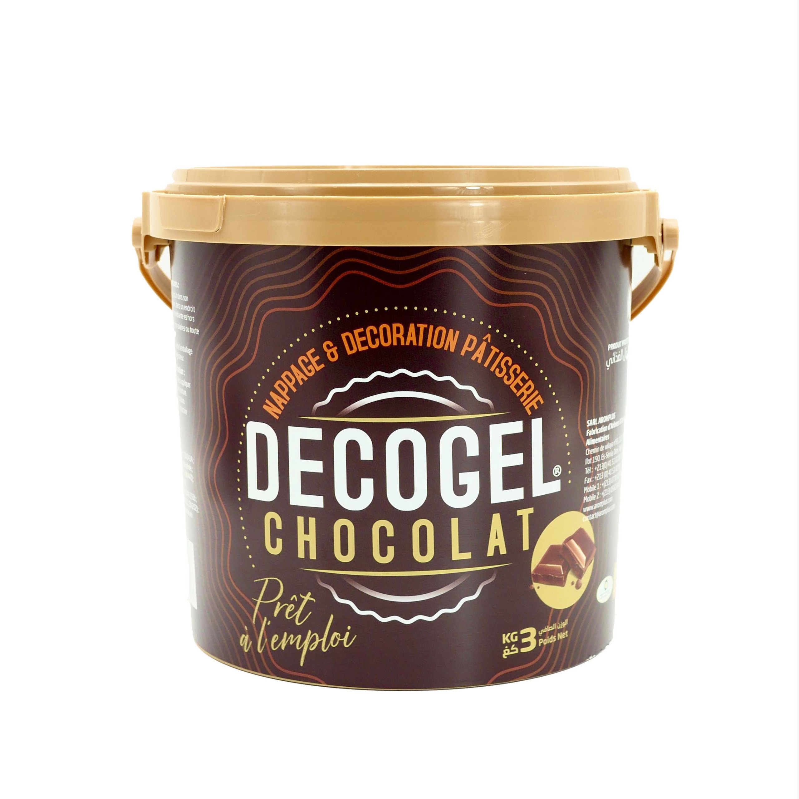 decogel 3kg chcolat AROMPLUS