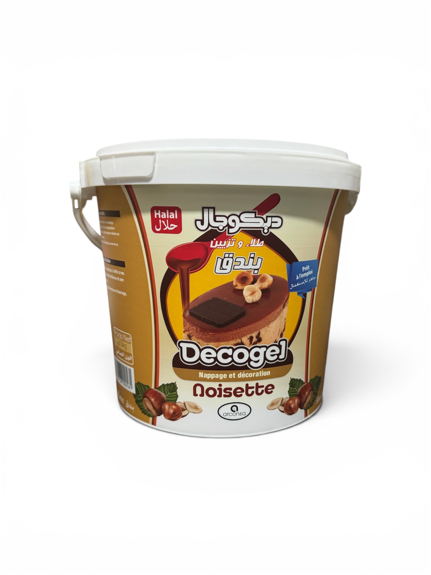 Decogel noisette 3kg AROMPLUS