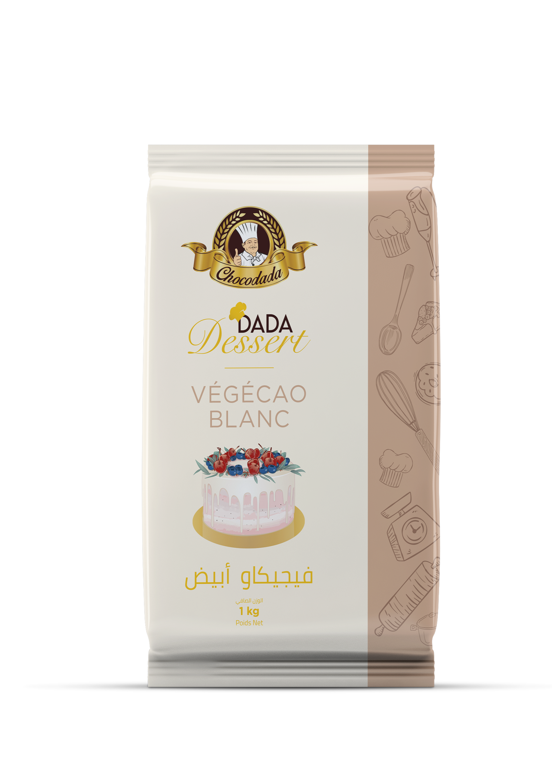 Tablette Végécao chocolat blanc chocodada