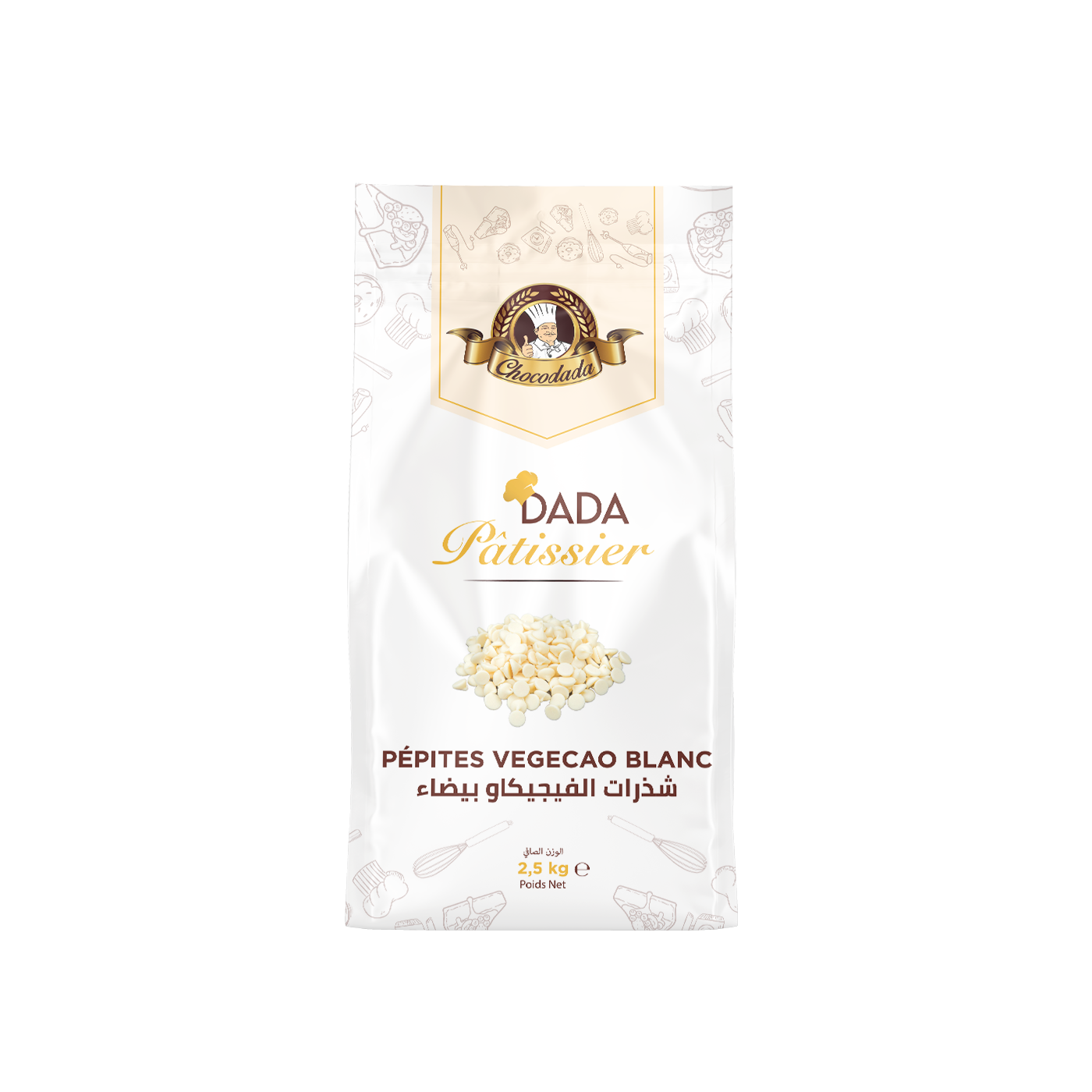 Pépites Végécao Blanc 2,5kg chcodada