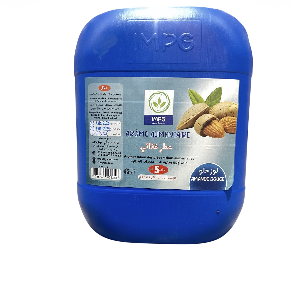 Arome amande douce 5kg IMPG
