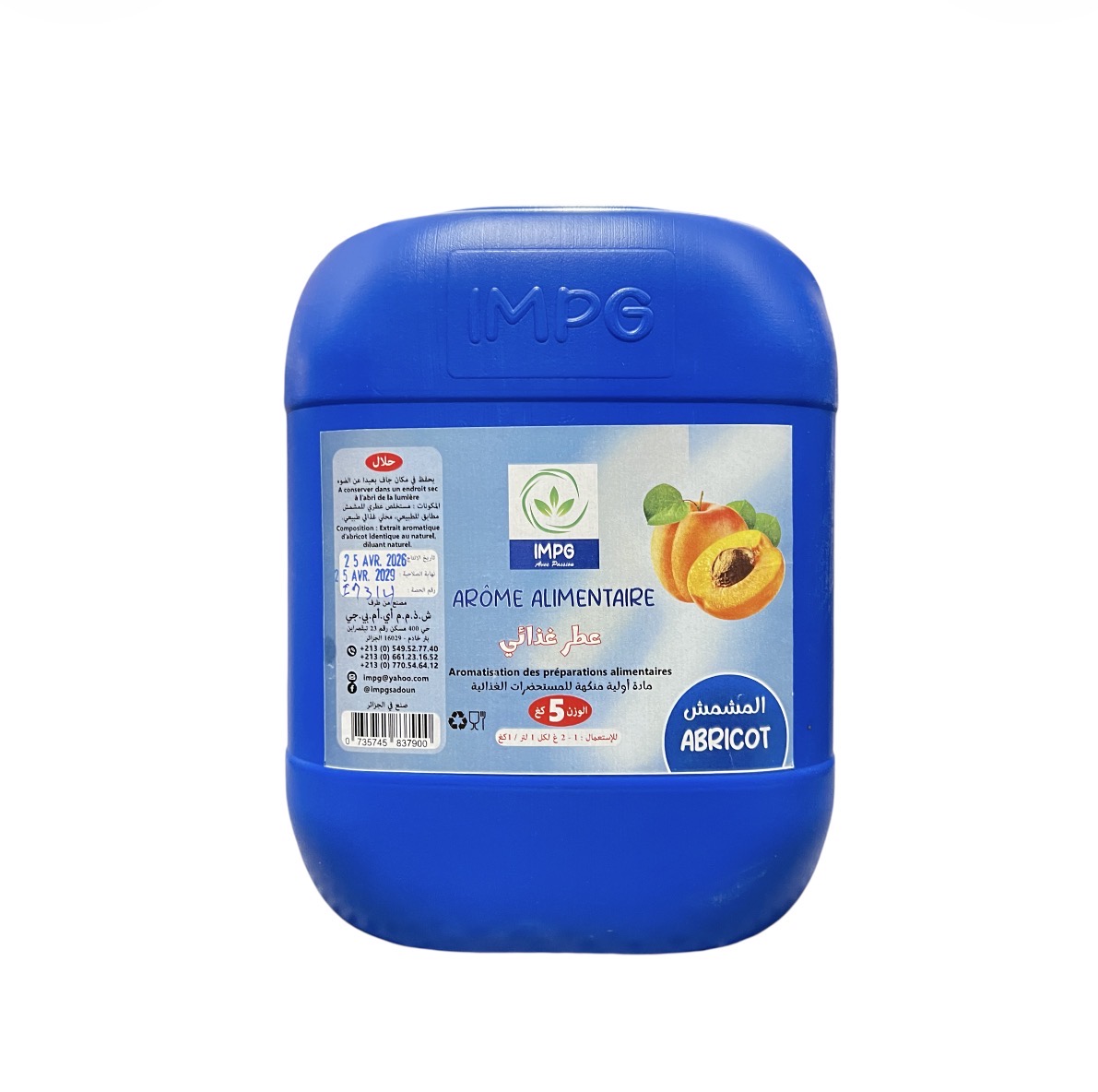 Arome abricot 5kg IMPG