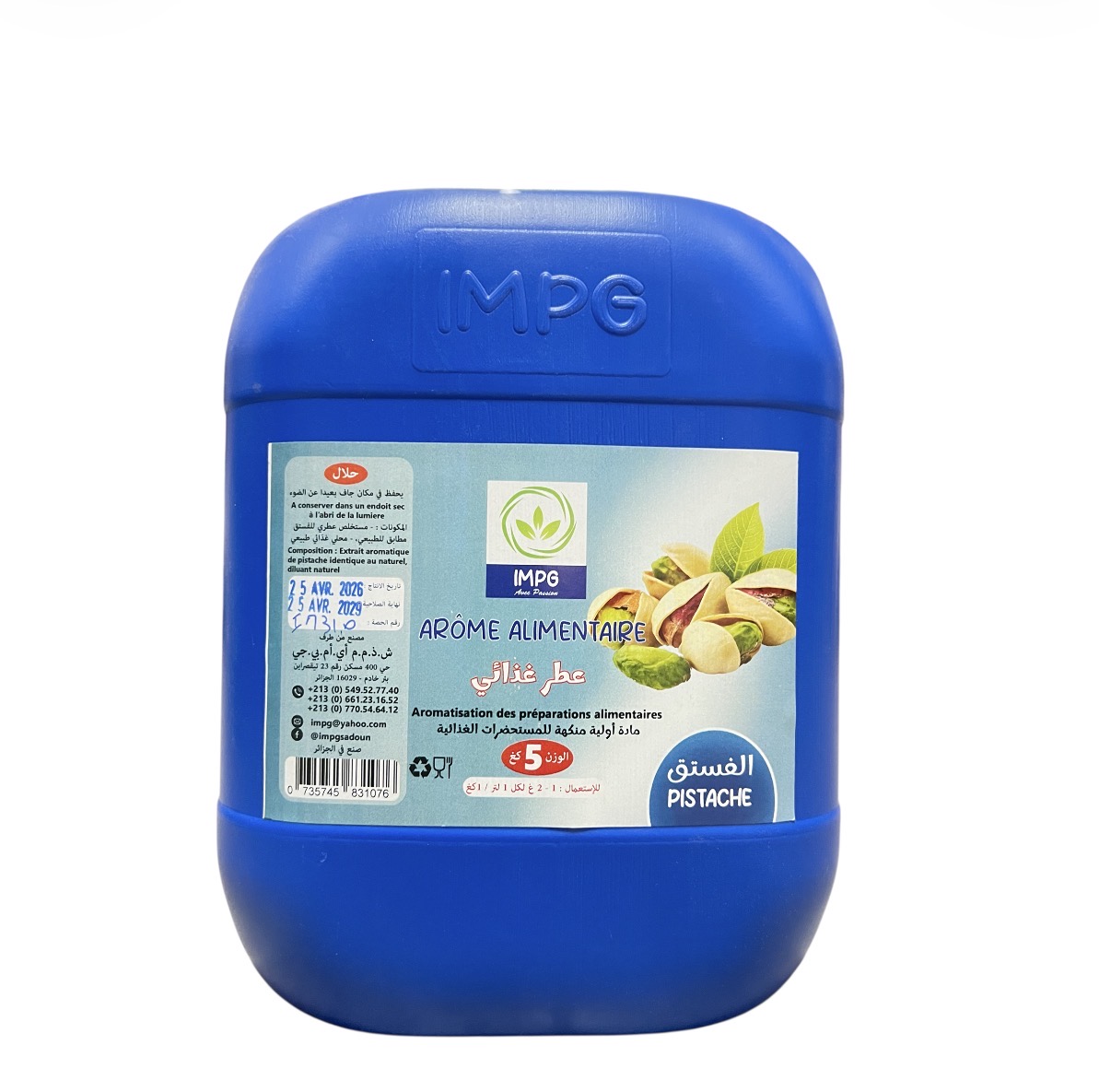 Arome pistache 5kg IMPG