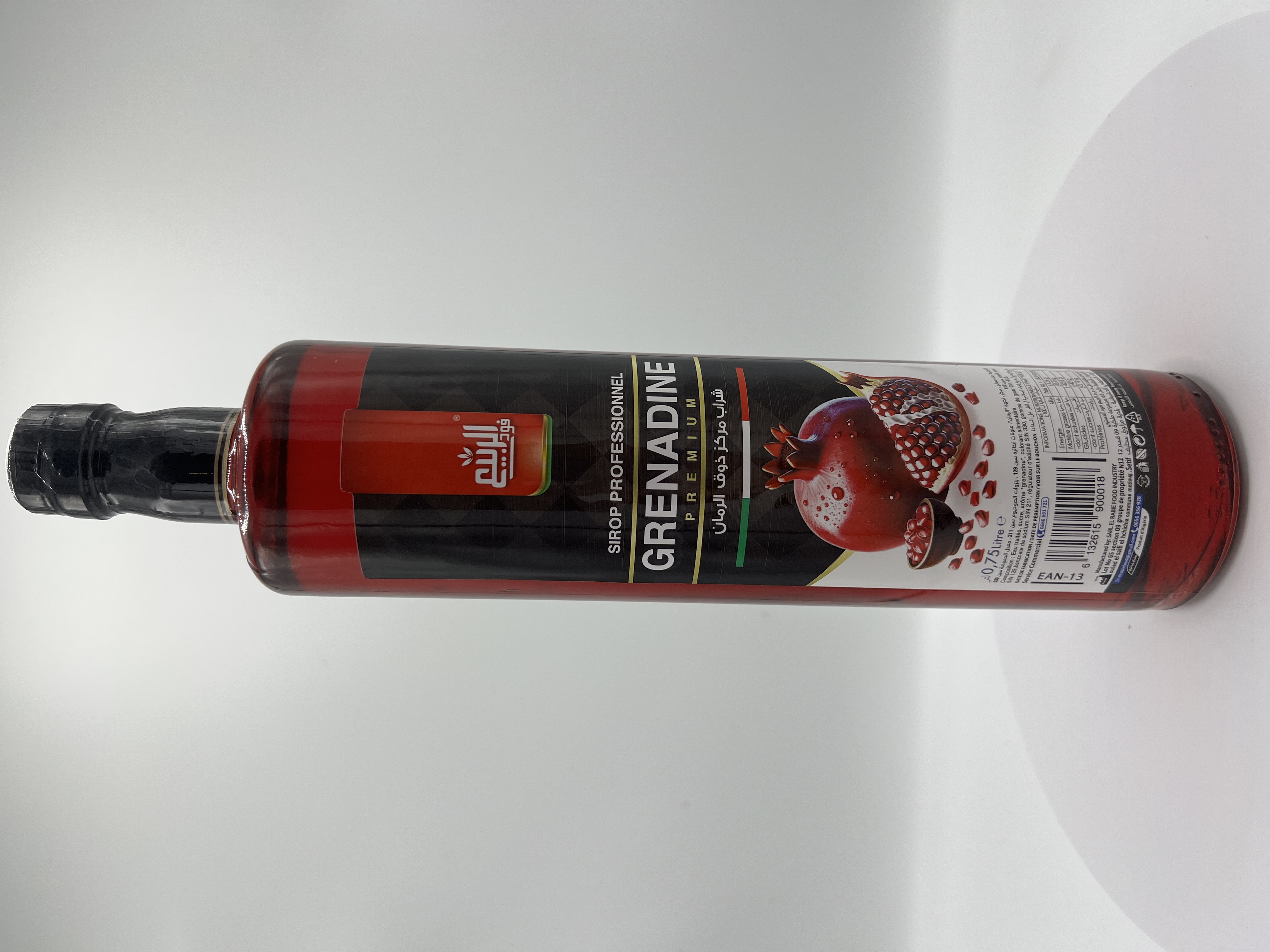 Sirop professionel grenadine 0.75L EL RABIE FOOD