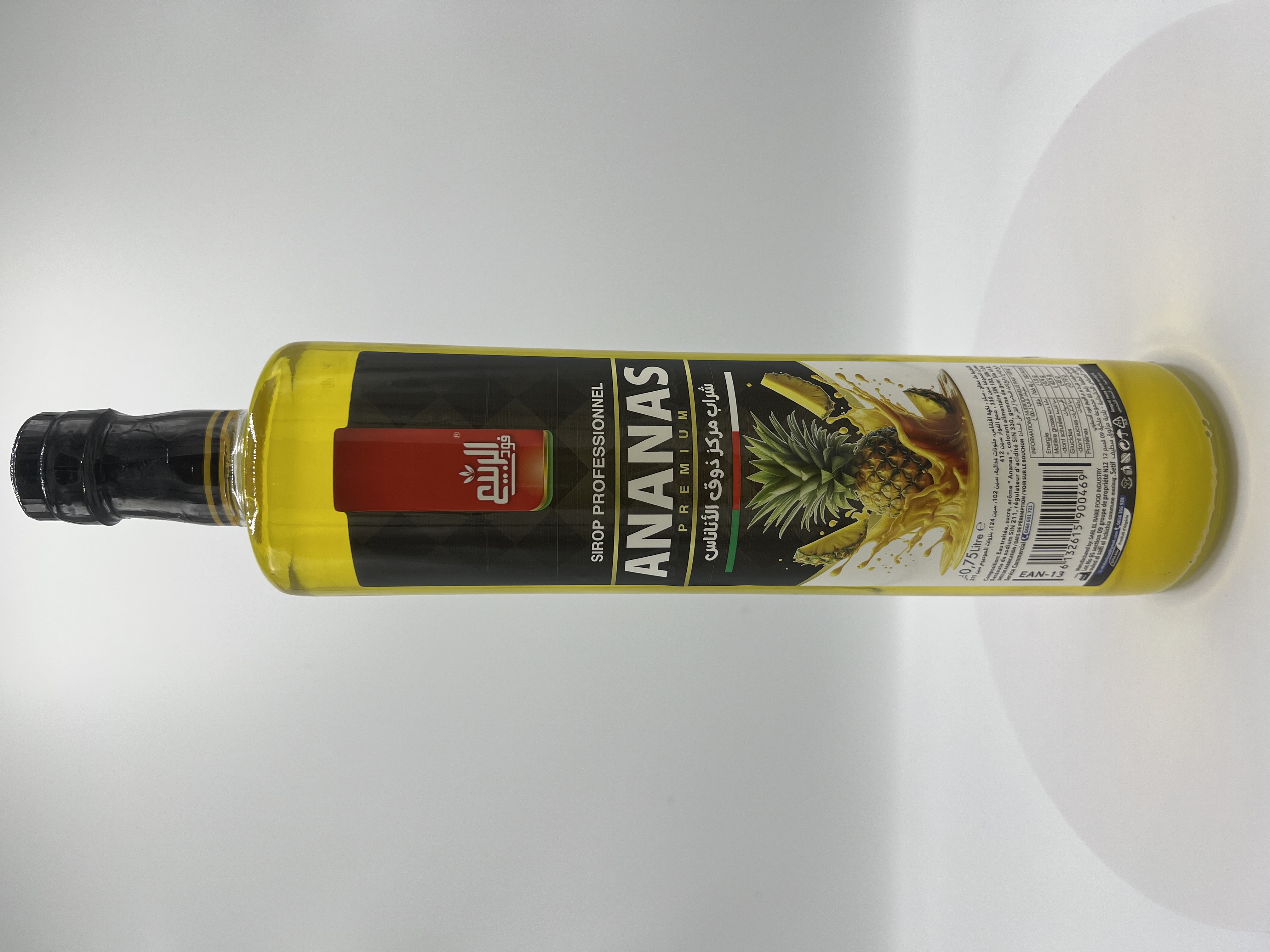 Sirop professionel ANANAS 0.75L EL RABIE FOOD